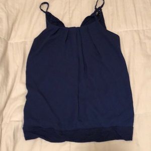 Express navy halter shirt